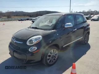 2017 FIAT 500L Lounge with VIN ZFBCFACH9HZ039487, listed as a Copart auction lot 47660685 with 101,074 mi miles and Salvage Title. Bid and sale history available at DreamBid. Image 1.