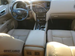 2016 Nissan Pathfinder Platinum with VIN 5N1AR2MN6GC642383, listed as a Copart auction lot 82894194 with 129,000 mi miles and Salvage Title. Bid and sale history available at carsss.com. Image 8.