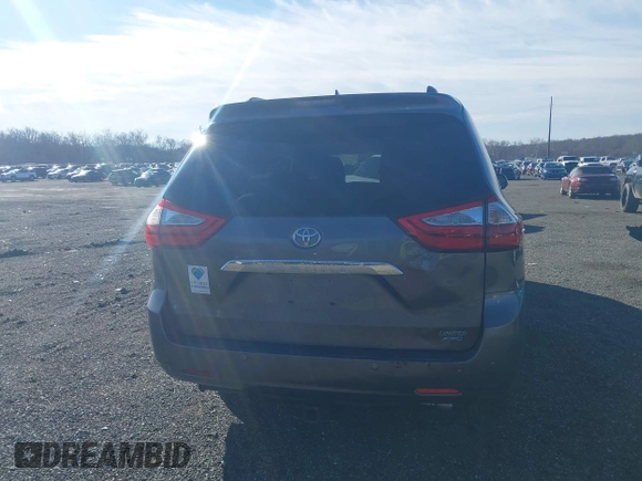 2016 Toyota Sienna Ltd with VIN 5TDDK3DC9GS140380, listed as a IAAI auction lot 41753383 with 215,123 mi miles. Bid and sale history available at carsss.com. Image 16.