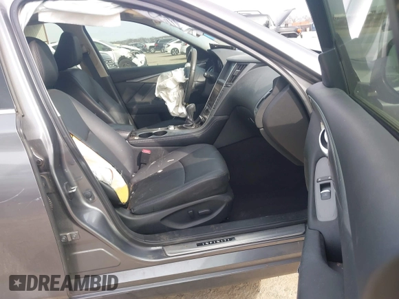 2015 Infiniti Q50 with VIN JN1BV7AP6FM345326, listed as a IAAI auction lot 41739805 with 169,914 mi miles and . Bid and sale history available at DreamBid. Image 5.