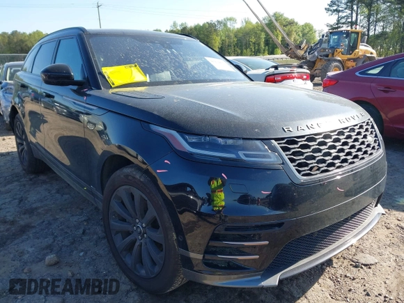 2019 Land Rover Range Rover Velar R-Dynamic SE with VIN SALYL2EX7KA784128, listed as a IAAI auction lot 41929807 with 62,401 mi miles. Bid and sale history available at carsss.com. Image 1.