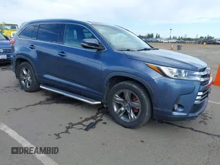 2017 Toyota Highlander Limited with VIN 5TDDZRFH4HS405960, listed as a IAAI auction lot 42011232 with 107,622 mi miles and . Bid and sale history available at DreamBid. Image 1.