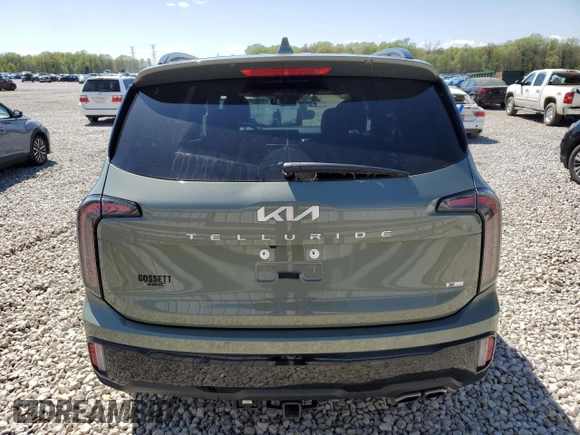 2024 Kia Telluride EX with VIN 5XYP3DGCXRG473232, listed as a Copart auction lot 52241595 with 14,757 mi miles and Salvage title. Bid and sale history available at DreamBid. Image 6.