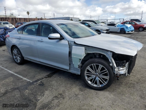 2018 Genesis G80 3.8L with VIN KMHGN4JEXJU227073, listed as a Copart auction lot 45514385 with 64,691 mi miles and Salvage Title. Bid and sale history available at carsss.com. Image 4.