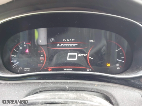 2014 Dodge Dart Limited with VIN 1C3CDFCB1ED786851, listed as a IAAI auction lot 41779047 with 141,268 mi miles. Bid and sale history available at carsss.com. Image 7.