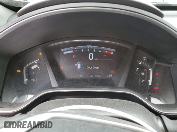 2018 Honda CR-V EX with VIN 2HKRW2H5XJH648371, listed as a Copart auction lot 52927265 with 83,127 mi miles and Salvage Title. Bid and sale history available at DreamBid. Image 9.