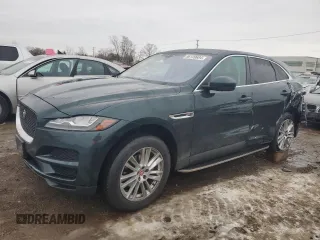 2018 Jaguar F-Pace 25t Prestige with VIN SADCK2FX7JA281625, listed as a Copart auction lot 86120684 with 73,316 mi miles and Salvage Title. Bid and sale history available at DreamBid. Image 1.
