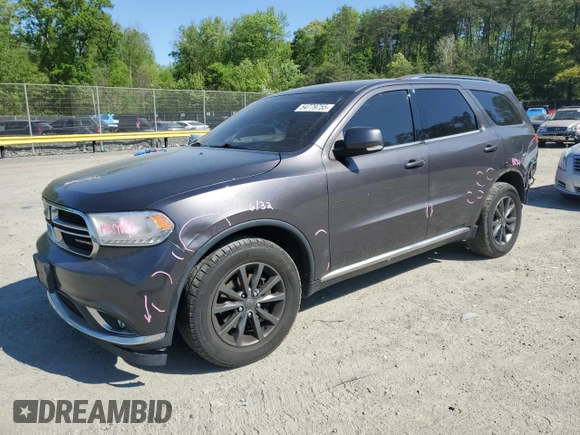 2014 Dodge Durango Limited with VIN 1C4RDJDG4EC314765, listed as a Copart auction lot 54779755 with 120,997 mi miles and Salvage title. Bid and sale history available at DreamBid. Image 1.