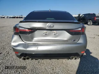 2016 Lexus GS F with VIN JTHBP1BL9GA001927, listed as a Copart auction lot 50694925 with 0 mi miles and Salvage Title. Bid and sale history available at carsss.com. Image 6.