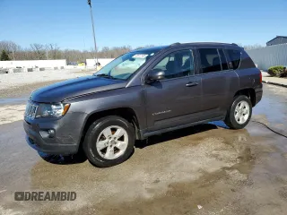 2016 Jeep Compass High Altitude Edition with VIN 1C4NJCEA4GD792582, listed as a Copart auction lot 48812395 with 181,896 mi miles and Salvage Title. Bid and sale history available at carsss.com. Image 1.