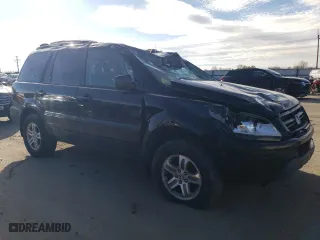 2003 Honda Pilot EX with VIN 2HKYF18613H607127, listed as a Copart auction lot 81435813 with 331,325 mi miles and Salvage Title. Bid and sale history available at carsss.com. Image 4.
