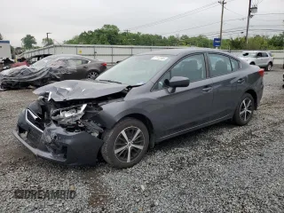 2019 Subaru Impreza Premium with VIN 4S3GKAC64K3621340, listed as a Copart auction lot 57112265 with 88,876 mi miles and Salvage title. Bid and sale history available at DreamBid. Image 1.