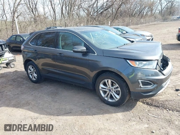 2015 Ford Edge SEL with VIN 2FMTK3J80FBB65384, listed as a IAAI auction lot 41827595 with 120,727 mi miles. Bid and sale history available at carsss.com. Image 1.
