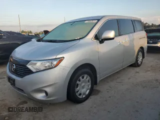 2015 Nissan Quest S with VIN JN8AE2KP4F9123711, listed as a Copart auction lot 73862824 with 0 mi miles and Salvage Title. Bid and sale history available at carsss.com. Image 1.