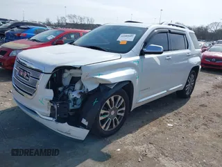 2017 GMC Terrain Denali z VIN 2GKFLRE32H6166259, wystawiony jako IAAI lot #41585603 z przebiegiem 95 508 mil mil oraz . Historia ofert i sprzedaży dostępna na DreamBid. Obrazek 2.