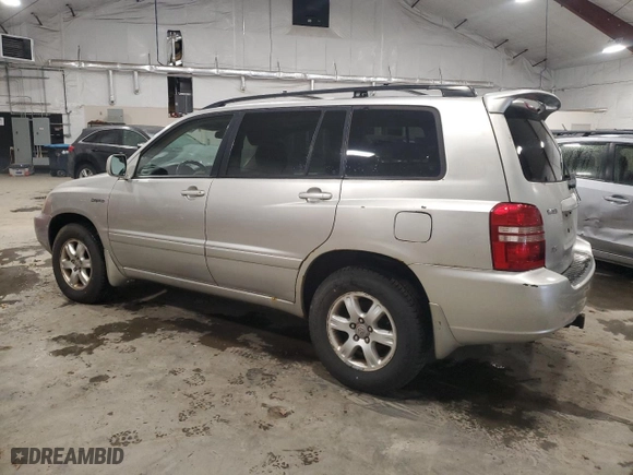 2002 Toyota Highlander with VIN JTEGF21A220054558, listed as a Copart auction lot 50075935 with 171,540 mi miles and Clean Title. Bid and sale history available at carsss.com. Image 2.