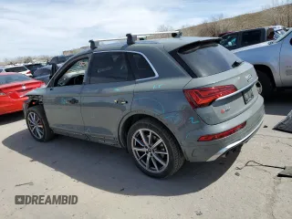 2021 Audi SQ5 Premium Plus with VIN WA1B4AFY9M2139595, listed as a Copart auction lot 48438494 with 28,979 mi miles and . Bid and sale history available at DreamBid. Image 2.