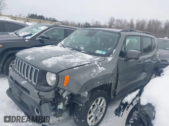 2020 Jeep Renegade Latitude with VIN ZACNJBBB8LPL23446, listed as a IAAI auction lot 41536176 with 55,710 mi miles. Bid and sale history available at carsss.com. Image 14.