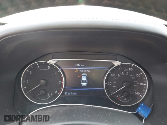 2023 Nissan Altima SL with VIN 1N4BL4EV2PN345867, listed as a IAAI auction lot 41434744 with 39,671 mi miles and . Bid and sale history available at DreamBid. Image 7.
