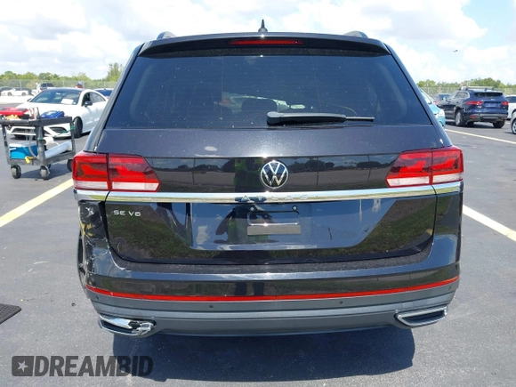 2021 Volkswagen Atlas SE with VIN 1V2WR2CA1MC607768, listed as a IAAI auction lot 42518885 with 49,286 mi miles and . Bid and sale history available at DreamBid. Image 17.
