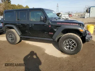 2024 Jeep Wrangler Rubicon с VIN 1C4PJXFG2RW275534, выставлен на аукционе Copart как лот 48775095 с пробегом 705 миль миль и Списание • Salvage title. История ставок и продаж доступна на DreamBid. Изображение 4.