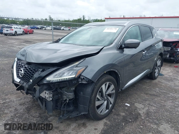 2021 Nissan Murano SL with VIN 5N1AZ2CJ1MC102594, listed as a IAAI auction lot 40584770 with 74,839 mi miles and . Bid and sale history available at DreamBid. Image 17.
