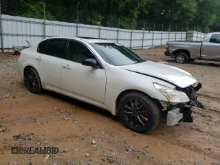 2008 Infiniti G35 Journey with VIN JNKBV61E98M228766, listed as a Copart auction lot 60345775 with 166,657 mi miles and Salvage title. Bid and sale history available at DreamBid. Image 4.