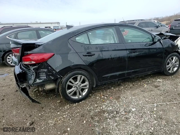 2017 Hyundai Elantra Limited with VIN 5NPD84LF4HH141444, listed as a Copart auction lot 49460815 with 57,561 mi miles and Salvage Title. Bid and sale history available at carsss.com. Image 14.