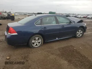 2012 Chevrolet Impala LS Retail with VIN 2G1WA5E3XC1189877, listed as a Copart auction lot 46757985 with Not provided miles and Salvage title. Bid and sale history available at DreamBid. Image 3.