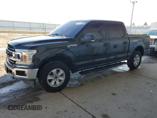 2018 Ford F-150 XL with VIN 1FTEW1E53JKE60547, listed as a Copart auction lot 48201675 with 185,399 mi miles and Clean Title. Bid and sale history available at carsss.com. Image 1.
