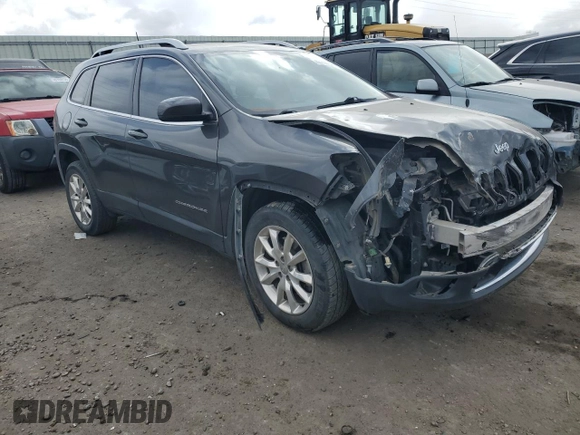 2017 Jeep Cherokee Limited with VIN 1C4PJMDBXHW537028, listed as a Copart auction lot 43150265 with 150,946 mi miles and Salvage Title. Bid and sale history available at carsss.com. Image 4.