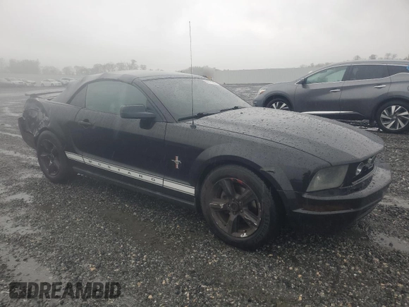 2008 Ford Mustang Deluxe with VIN 1ZVHT84N185109996, listed as a Copart auction lot 52171085 with 141,092 mi miles and Salvage Title. Bid and sale history available at carsss.com. Image 4.