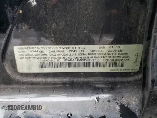 2009 Volkswagen Jetta z VIN 3VWKZ71K09M250143, wystawiony jako Copart lot #82247774 z przebiegiem 156 600 mil mil oraz Szkoda całkowita • Salvage title. Historia ofert i sprzedaży dostępna na DreamBid. Obrazek 12.