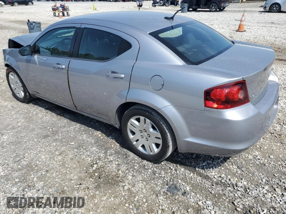 2013 Dodge Avenger SE with VIN 1C3CDZAB9DN544080, listed as a Copart auction lot 51323425 with 80,129 mi miles and Clean Title. Bid and sale history available at DreamBid. Image 2.