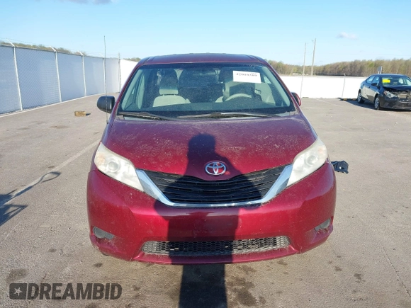 2012 Toyota Sienna with VIN 5TDKA3DC0CS013845, listed as a IAAI auction lot 42010389 with 209,272 mi miles and . Bid and sale history available at DreamBid. Image 13.