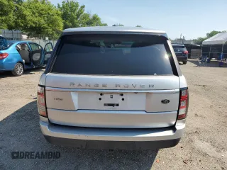 2014 Land Rover Range Rover HSE with VIN SALGS2WF1EA164710, listed as a Copart auction lot 62703505 with 138,163 mi miles and Salvage title. Bid and sale history available at DreamBid. Image 6.