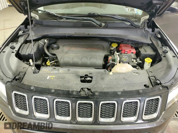 2020 Jeep Compass Limited with VIN 3C4NJDCB7LT236093, listed as a Copart auction lot 54583185 with 75,324 mi miles and Salvage title. Bid and sale history available at DreamBid. Image 12.