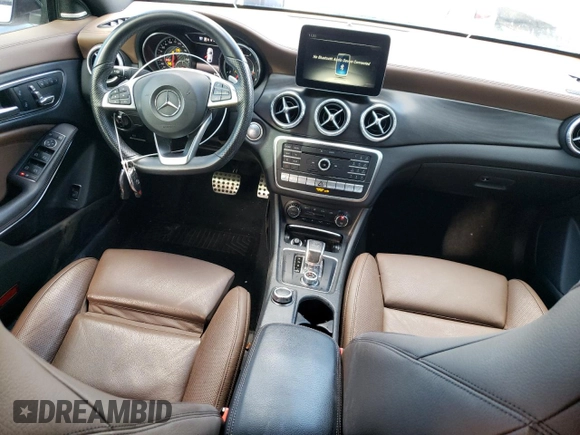 2018 Mercedes-Benz CLA with VIN WDDSJ5CB4JN552692, listed as a Copart auction lot 70020544 with 63,088 mi miles and Salvage Title. Bid and sale history available at carsss.com. Image 8.