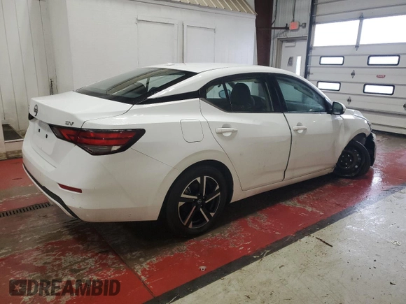 2024 Nissan Sentra SV with VIN 3N1AB8CVXRY363254, listed as a Copart auction lot 55726655 with 23,737 mi miles and Clean Title. Bid and sale history available at DreamBid. Image 3.