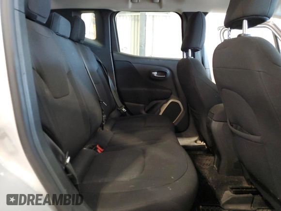2017 Jeep Renegade Latitude with VIN ZACCJBBB5HPF39417, listed as a Copart auction lot 53663995 with 91,947 mi miles and Clean Title. Bid and sale history available at carsss.com. Image 10.