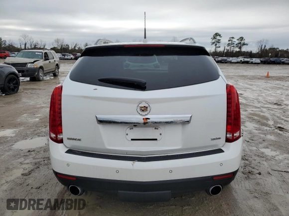 2012 Cadillac SRX Luxury Collection with VIN 3GYFNAE38CS562532, listed as a Copart auction lot 43392205 with 126,284 mi miles and Salvage Title. Bid and sale history available at carsss.com. Image 6.
