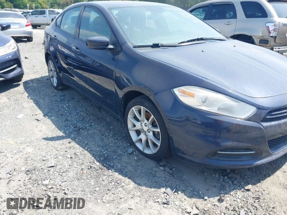 2013 Dodge Dart SXT with VIN 1C3CDFBAXDD157886, listed as a IAAI auction lot 41971355 with 205,275 mi miles. Bid and sale history available at carsss.com. Image 6.