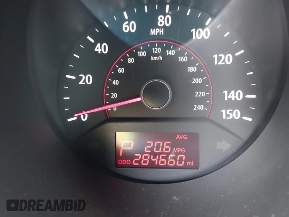 2011 Kia Sorento LX with VIN 5XYKT3A18BG125401, listed as a IAAI auction lot 42123824 with 284,660 mi miles. Bid and sale history available at carsss.com. Image 12.