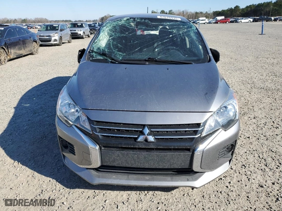 2021 Mitsubishi Mirage ES with VIN ML32AUHJ4MH011765, listed as a Copart auction lot 47676935 with 73,135 mi miles and Salvage Title. Bid and sale history available at carsss.com. Image 5.