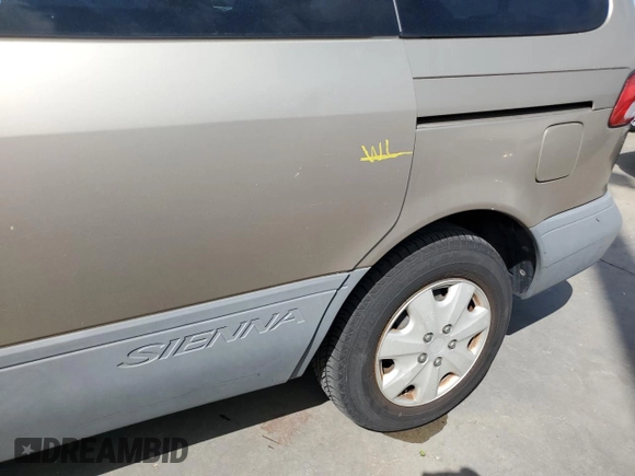 2002 Toyota Sienna CE with VIN 4T3ZF19C12U455513, listed as a Copart auction lot 74090554 with 0 mi miles and Salvage Title. Bid and sale history available at carsss.com. Image 13.