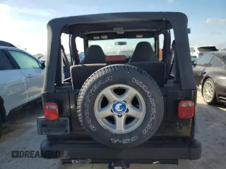 2002 Jeep Wrangler X with VIN 1J4FA39S62P775517, listed as a Copart auction lot 75336364 with Not Provided miles and Salvage Title. Bid and sale history available at carsss.com. Image 6.