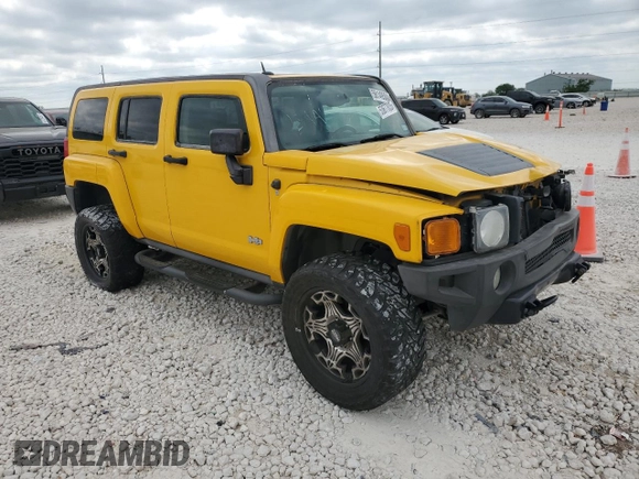 2007 Hummer H3 SUV with VIN 5GTDN13E578151999, listed as a Copart auction lot 53677835 with 120,164 mi miles and Clean Title. Bid and sale history available at carsss.com. Image 4.