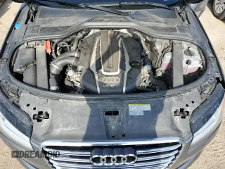 2017 Audi A8 Sport with VIN WAU43AFD2HN018729, listed as a Copart auction lot 46606155 with 88,734 mi miles and Salvage Title. Bid and sale history available at DreamBid. Image 11.