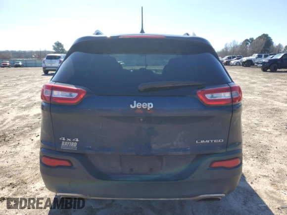 2018 Jeep Cherokee Limited with VIN 1C4PJMDX3JD530970, listed as a Copart auction lot 45639065 with 141,241 mi miles and Salvage Title. Bid and sale history available at carsss.com. Image 6.