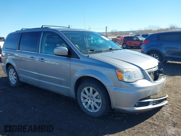 2014 Chrysler Town & Country Touring with VIN 2C4RC1BG8ER208400, listed as a IAAI auction lot 41611970 with 105,589 mi miles. Bid and sale history available at carsss.com. Image 1.